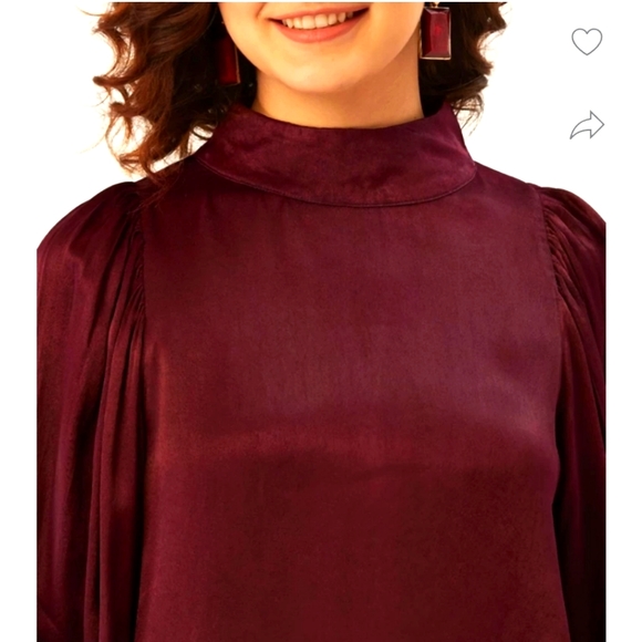 Dynamite-Purple Top For Women-Size: USA Medium - Picture 5 of 7